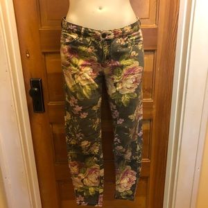 Floral Skinny Jeans